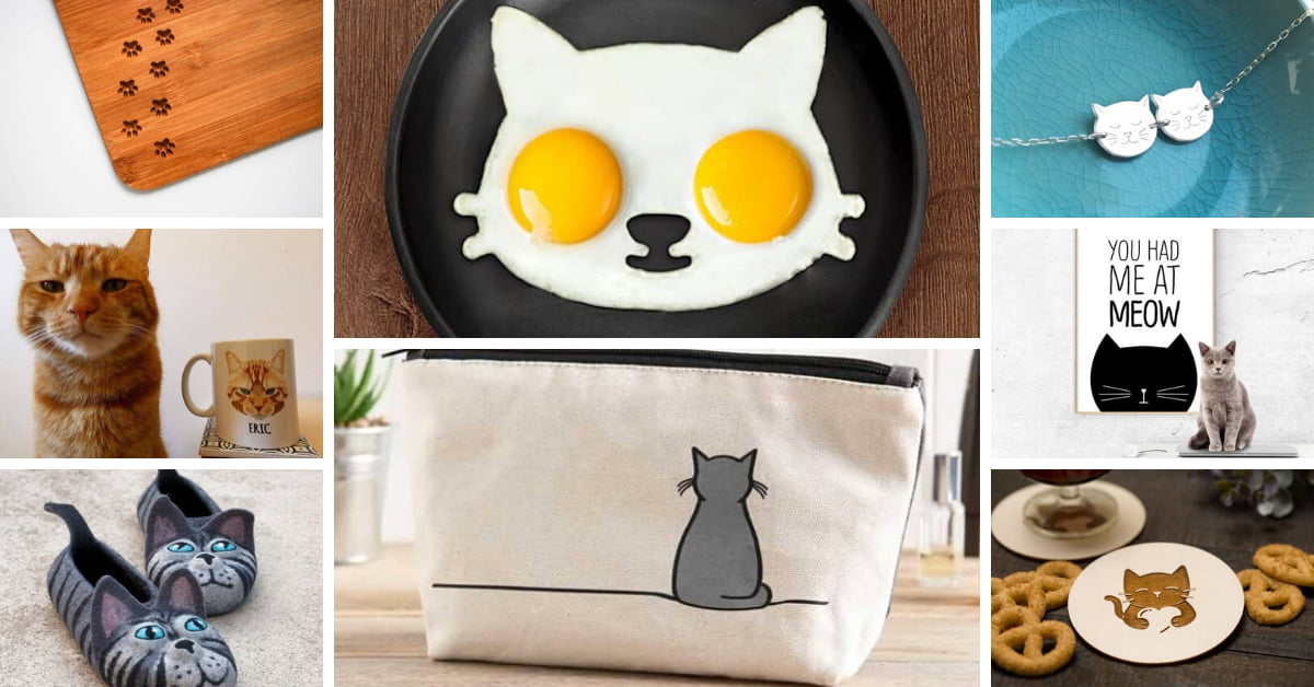 20 Crafts for Cat Lovers!  Cat lovers, Cat lover gifts, Cat